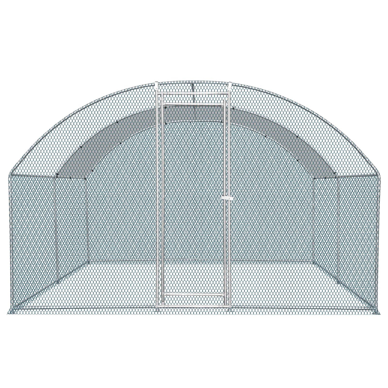 13 x 10 ft Large Metal Chicken Coop, Walk-in Poultry Cage Chicken Hen Run House with Waterproof Cover, Rabbits Cats Dogs Farm Pen for Outdoor Backyard Farm Garden